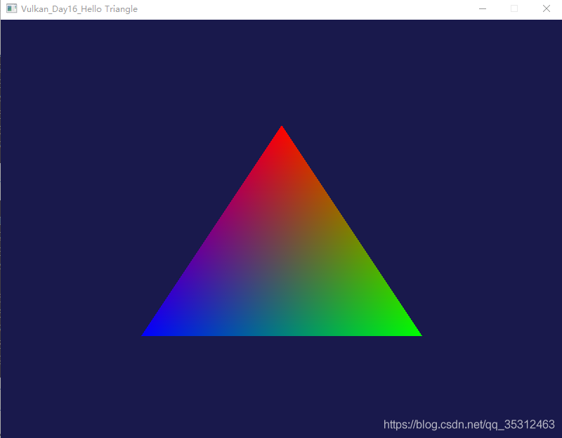 Vulkan填坑学习Day16—渲染显示三角形