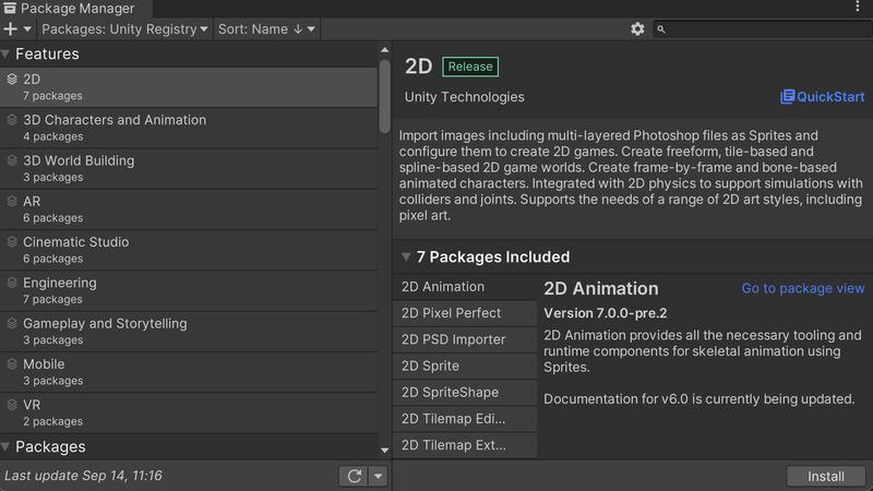Unity 2021.2技术更迭版正式开放了