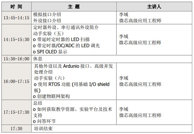 2017年第二场互联MCU实验室课程培训诚邀您的参与!