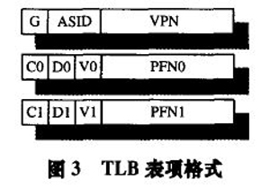 图3 TLB 表项格式