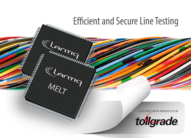 Lantiq MELT 芯片组用在Tollgrade通信产品