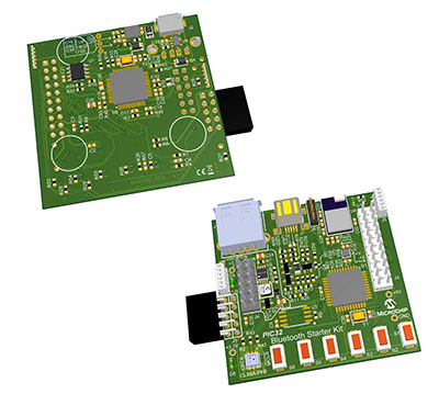 图2 Microchip的蓝牙开发套件是一个带有软件的低价的蓝牙开发平台