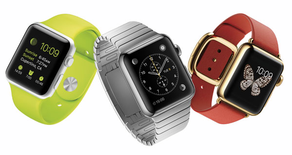 图一:Apple Watch是苹果第一款可穿戴,具有革命性的新技术和开创性的用户界面。(照片由苹果公司提供)
